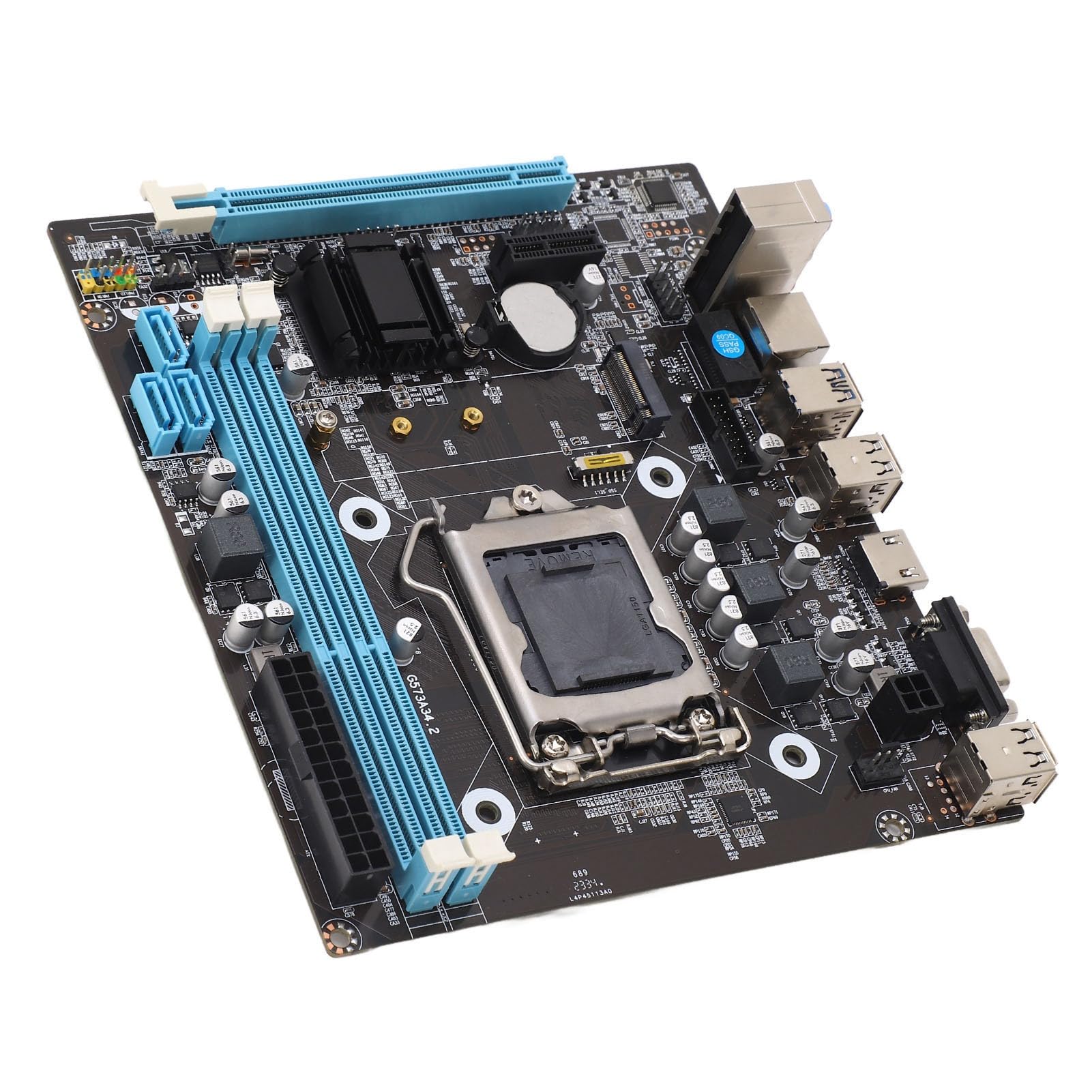 Bewinner Płyta główna do komputera stacjonarnego, dwukanałowa DDR3 do gniazda LGA 1150, szybki interfejs M.2, komputer PC, płyta główna micro ATX PC do