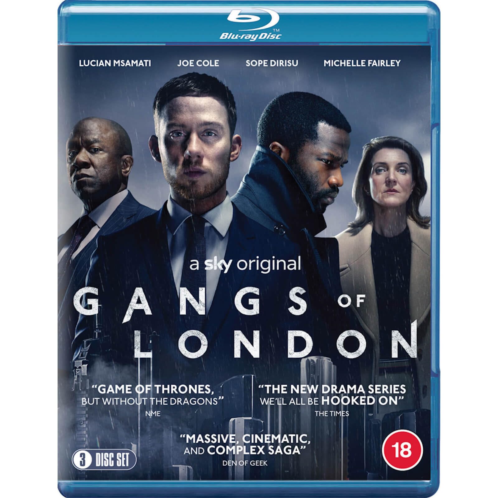 Gangs of London [Blu Ray 2020] Sope Dirisu, Joe Cole - New & Sealed - Sky