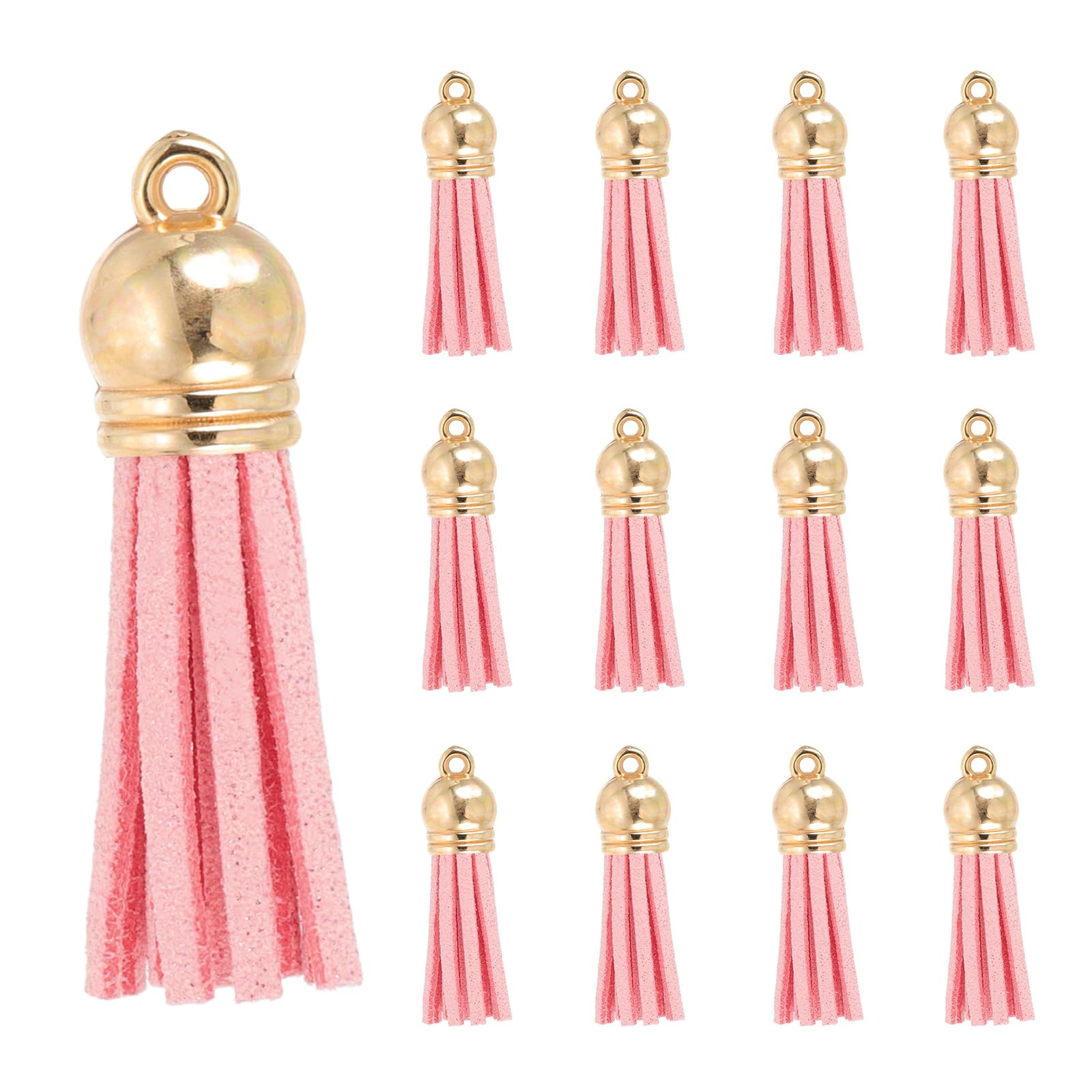 PATIKIL 1.5 Inch Leather Tassels