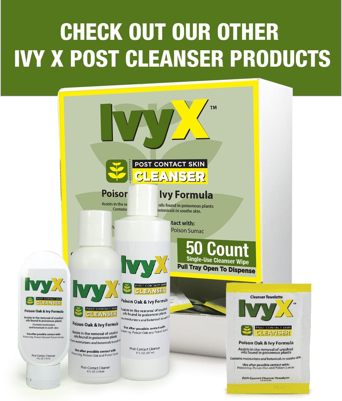 CoreTex Ivy X Post-Contact Poison Ivy Cleanser Lotion - 32oz Bottle of USA-Made Treatment Lotion to Remove Itchy Rashes - Also Works on Poison Oak & Sumac Oils - Image 7