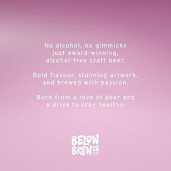 Below Brew Co Heaven & Helles, Alcohol-Free Helles Lager, 0.5% (12 Pack)