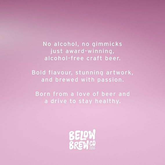 Below Brew Co Heaven & Helles, Alcohol-Free Helles Lager, 0.5% (12 Pack)
