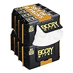 Booty Wipes - Flushable Wipes for Men - Aloe Vera and Vitamin E - Non-Woven - 640 Count Pack of 8-5.9 x 7.5 Inch - Alcohol Free - Fragrance Free - pH Balanced - Durable and Gentle Toilet Wipes