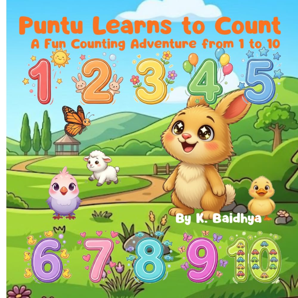 Puntu Learns to Count: A Fun Counting Adventure from 1 to 10 | By K. Baidhya (The Puntu Adventures)