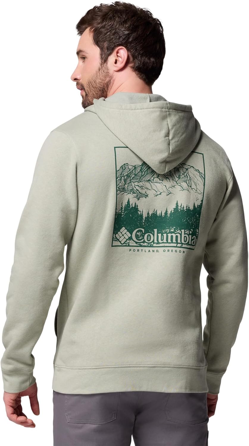 Columbia Mens Trek Graphic Hoodie, Safari/Meadowland, X-Large - Image 2