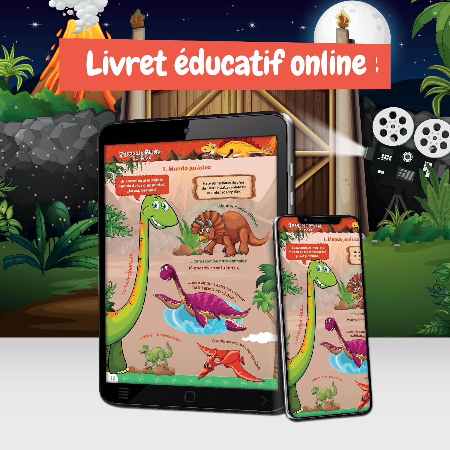 Science4you Explorateur de Jurassic per Enfants - Jeu Dinosaure + Kit Science, Jouet de Dinosaure avec 24+ Expériences pour Enfants, Cadeau pour Garçon et Fille 4 5 6+ Ans