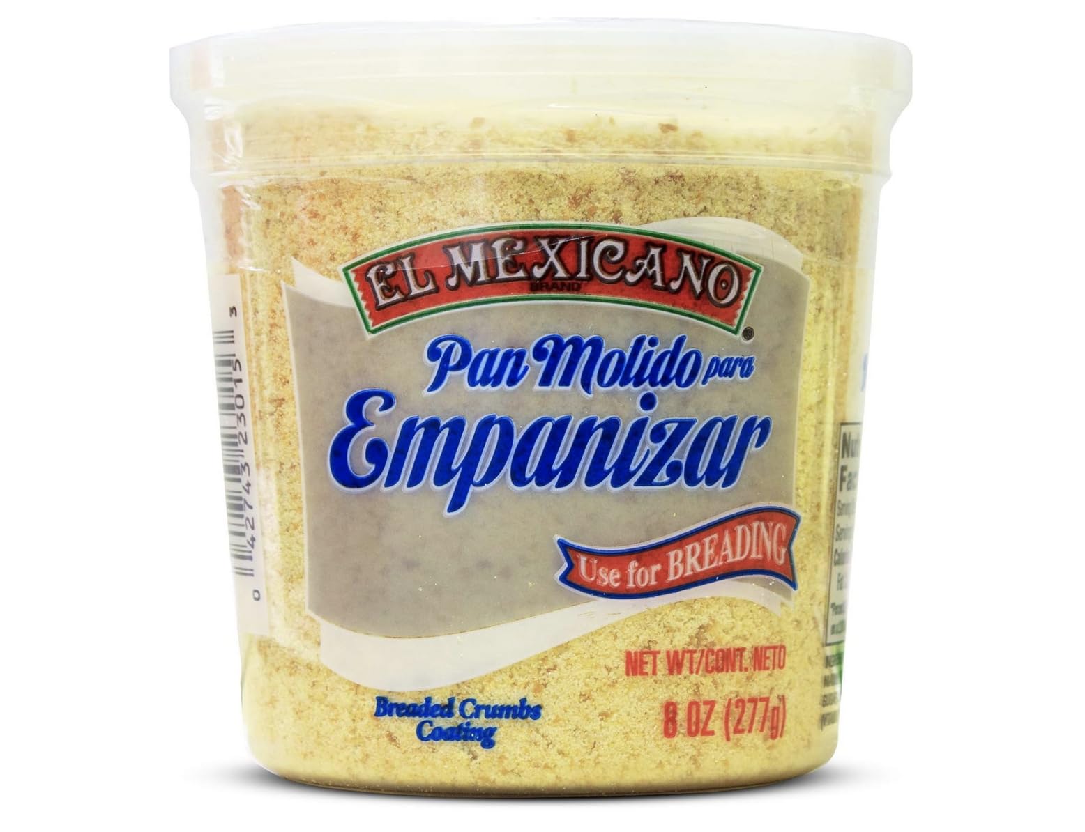 Pan Molido para Empanizar/breaded crumbs coating 8oz (Non-Flavored) (Pack of 1)