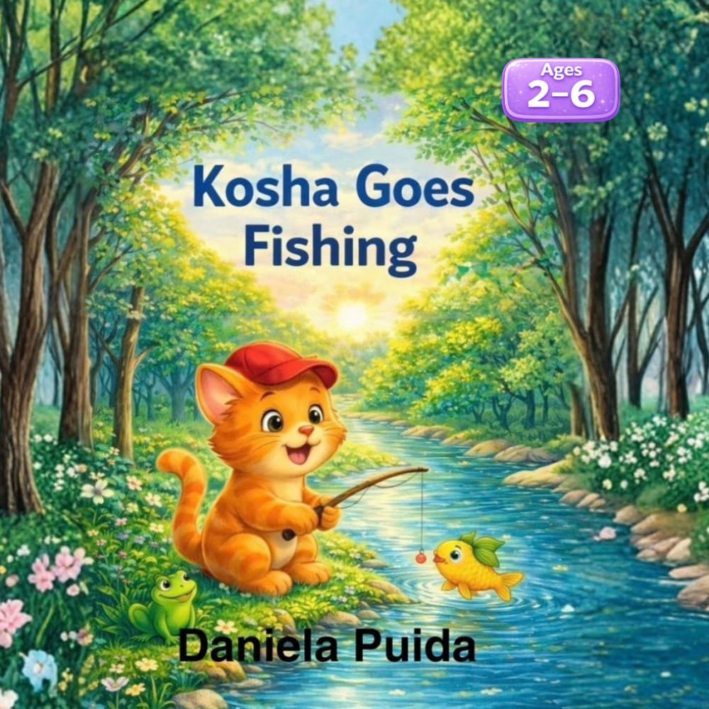 Kosha Goes Fishing: Kosha Goes Fishing A Children’s Bedtime Story About Patience, Friendship, and Family for Ages 2–6, story book