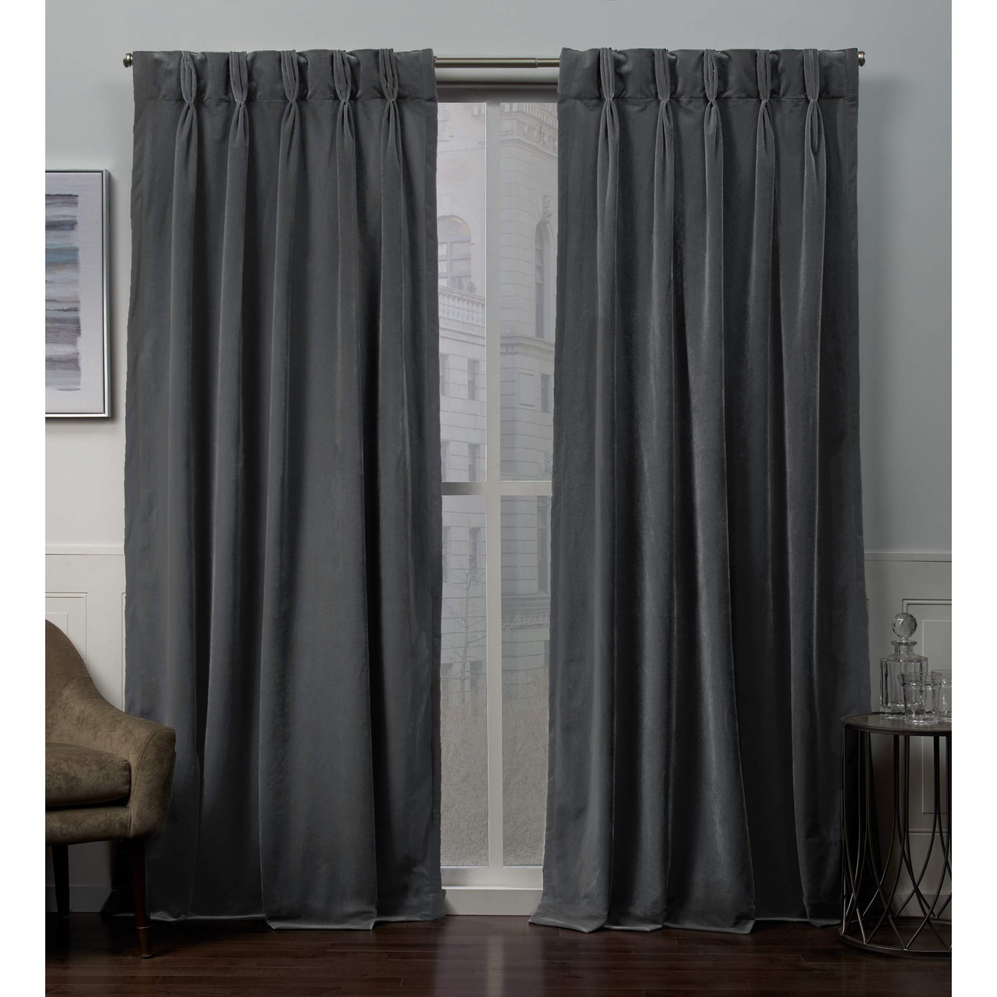 Tab Top Velvet Curtains Curtains & Drapes
