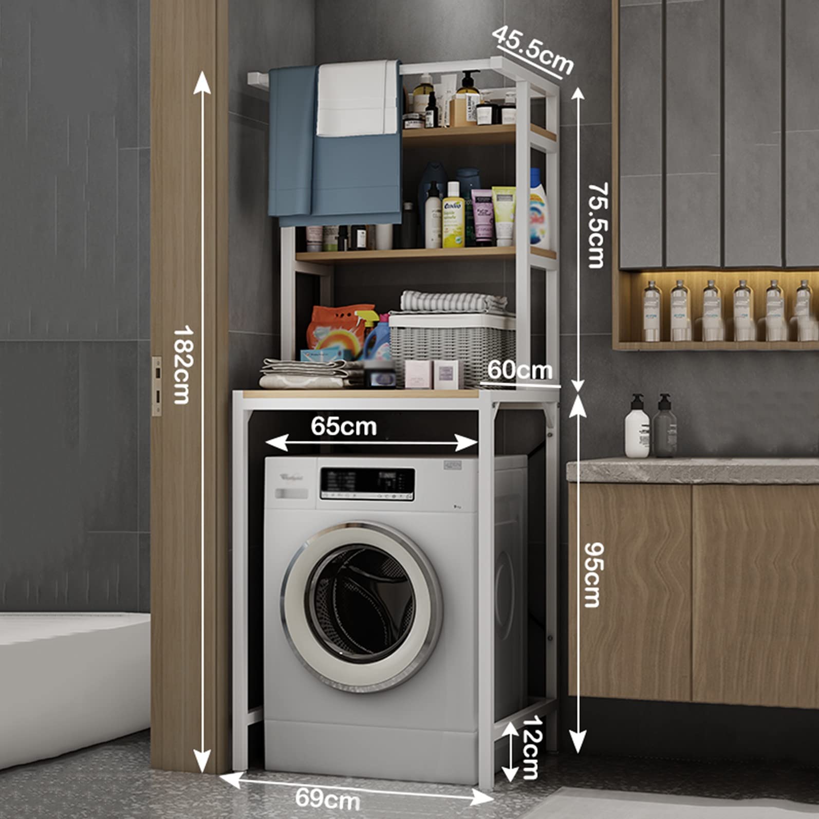 Buy washing machine Washing machine shelf, multipurpose