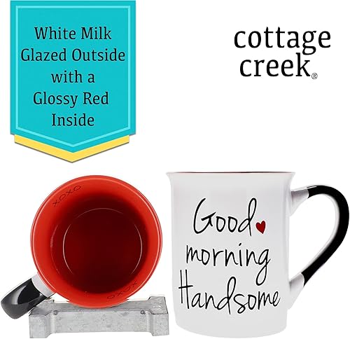 Miniatura 4 de Regalos de boda para parejas, tazas de café, juego de 2 tazas de café bonitas y hermosas para hombres, mujeres, ideas de regalo de compromiso para