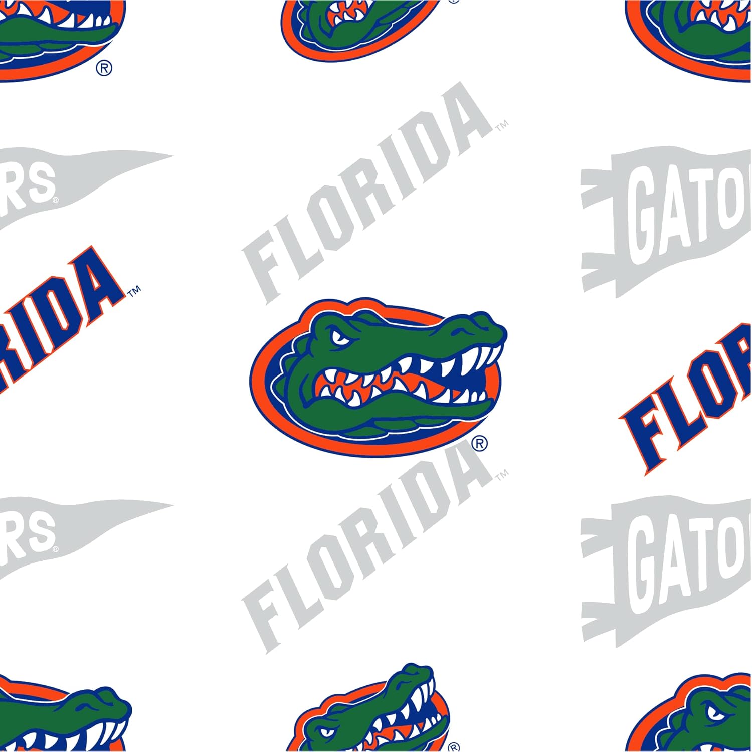 Officially Licensed Florida Gators NCAA Full Size Sheet Set – Team Logo Bedding for College Dorms, Basketball & Football Fans, Fan Caves & Game Day Decor