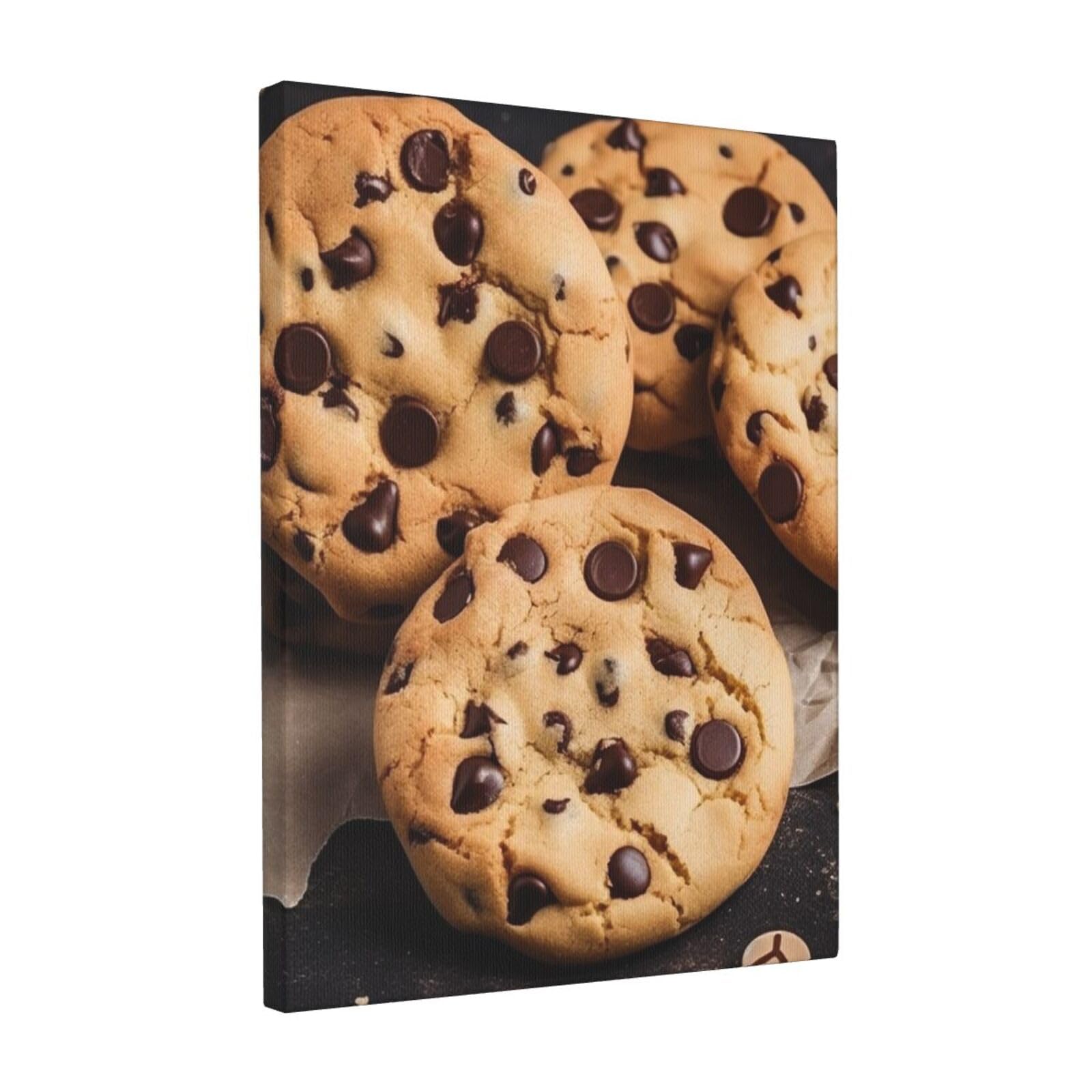 FodPand Chocolate Canvas Wall Art for Living Room Wall Decor 12"x16" Modern Artwork Painting Pictures Hanging Canvas Prints Aesthetic Wall Art for Bedroom Bathroom Office Wallart Decor