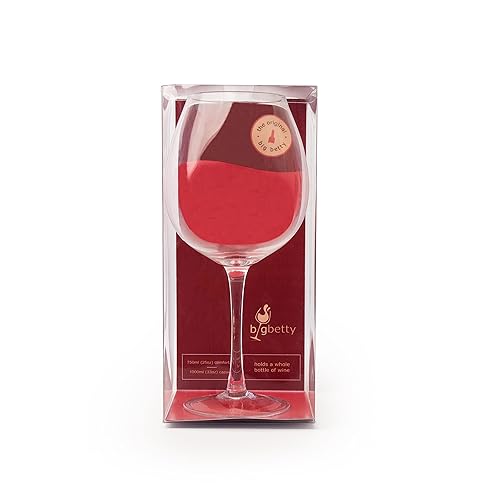 Big Betty Premium Giant Wine Glass - Holds Full 750ml