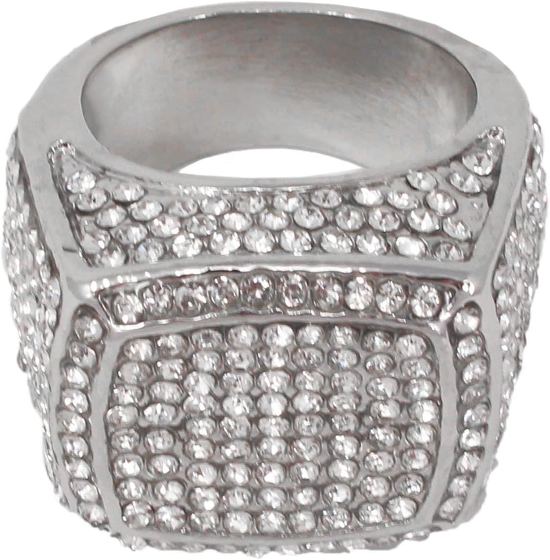 Charles Raymond Bling Bling Hip Hop Iced Out Luxury BIG Oversize Men's Ring - 444