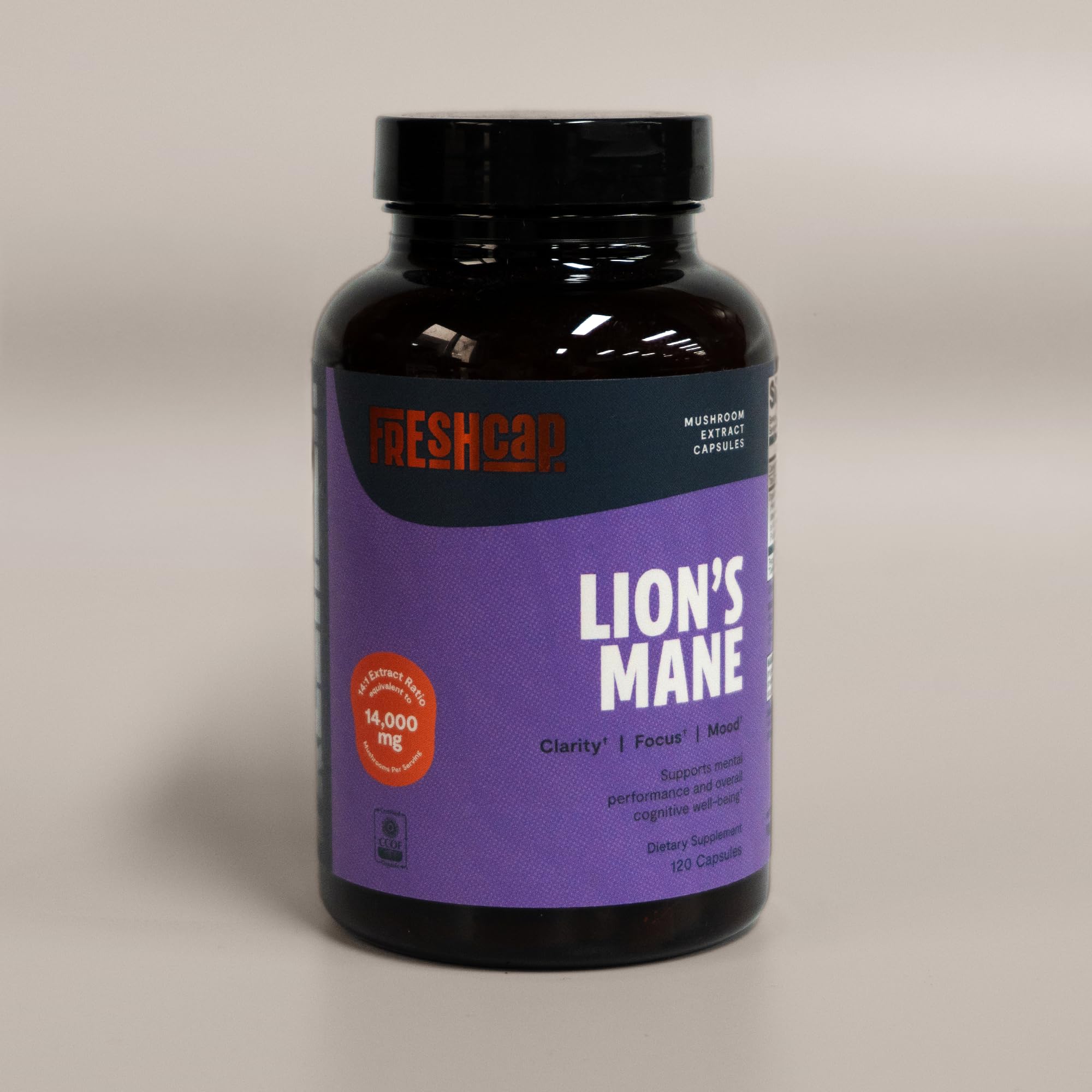 Freshcap Lions Mane Mushroom Supplement - Cognitive Support, 120 Capsules — Amazon image 10