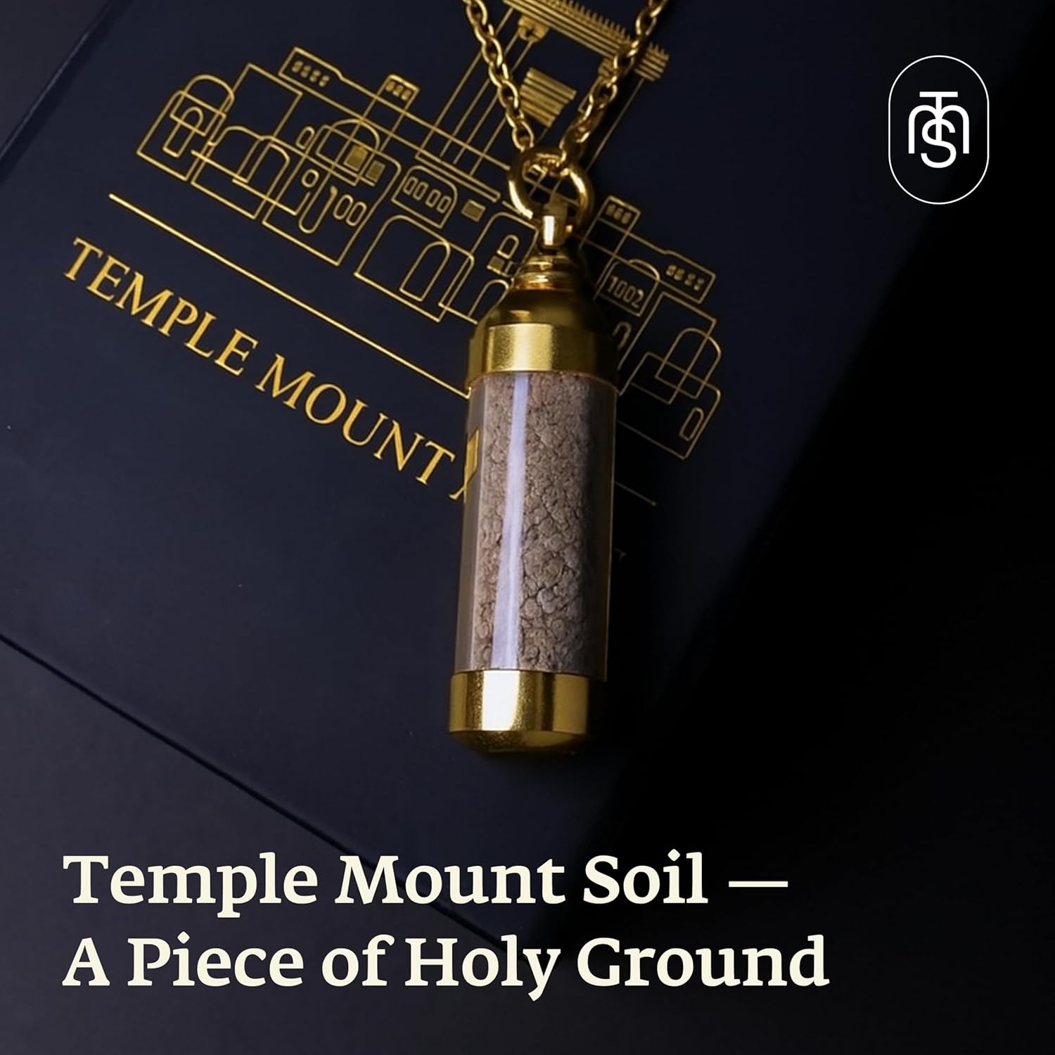 Authentic Temple Mount Christian Necklace for Women & Men – Expert-Certified Sacred Soil Jewelry, Rare Faith-Based Holy Land Soil Pendant from Jerusalem, Spiritual Religious Keepsake - Image 8