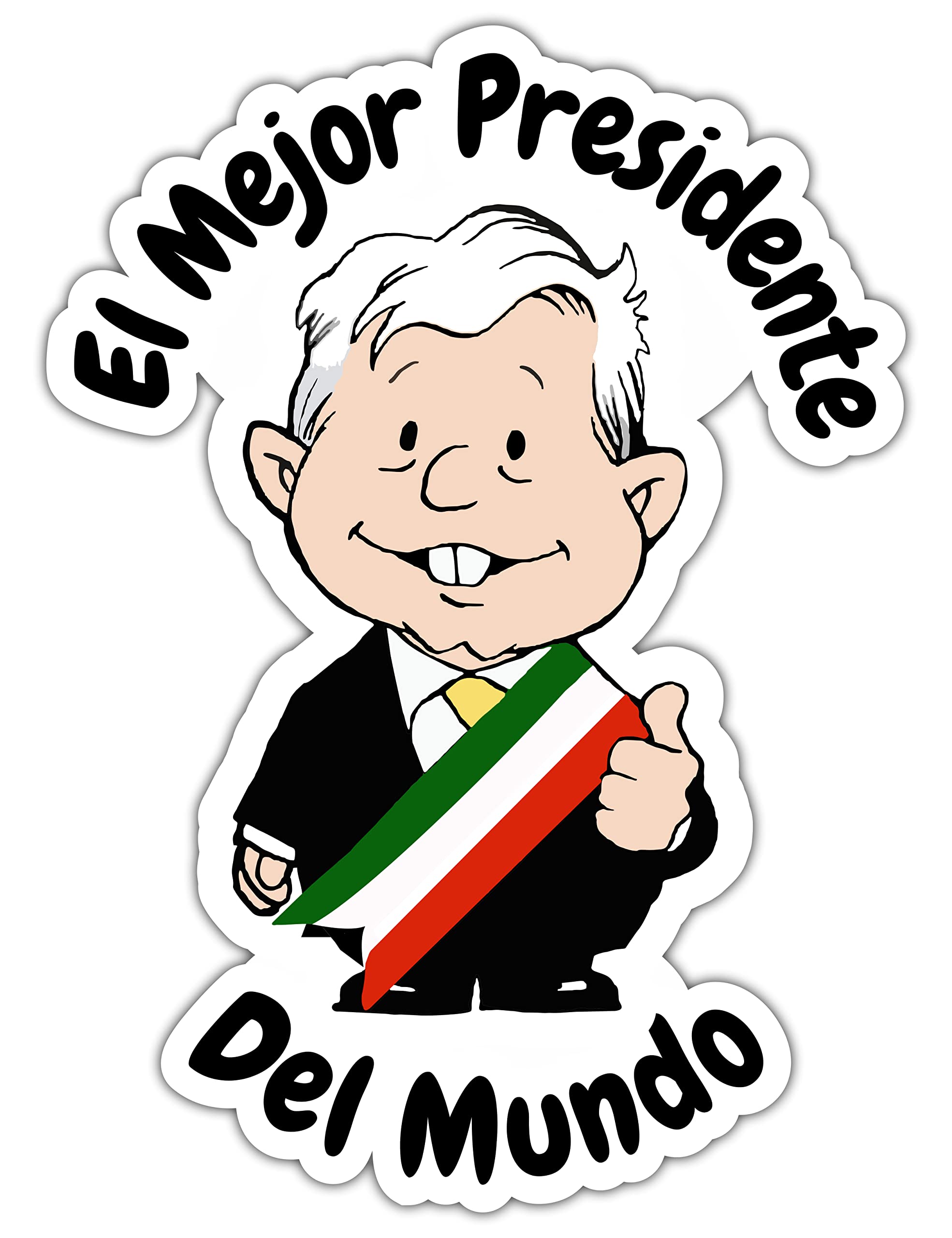 MEXICANDOO AMLO 'Me Canso Ganso' Funny Cartoon Mug - 11 Oz Ceramic, Colorful Interior, Microwave & Dishwasher Safe - View #11