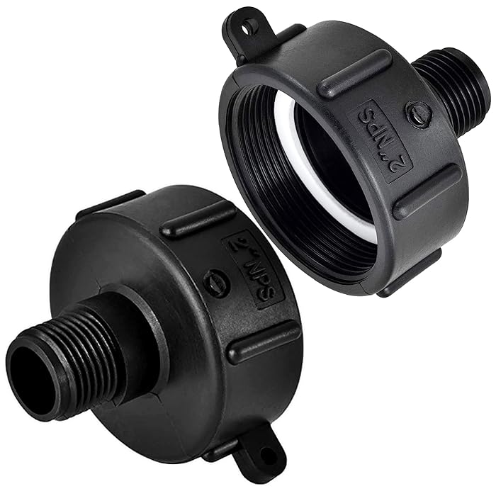 Buy LYJD 2 Pcs IBC Tote Tank Adapter for Garden Hose, Drain Plug