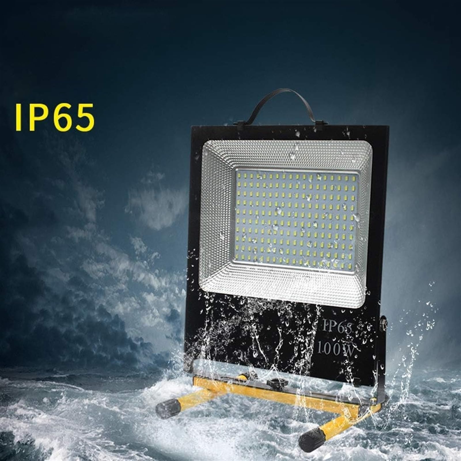 Faro LED di Emergenza Portatile, Luce di Ricerca Mobile Portatile con Ricarica, Luce Esterna, faretto, White Light-150w
