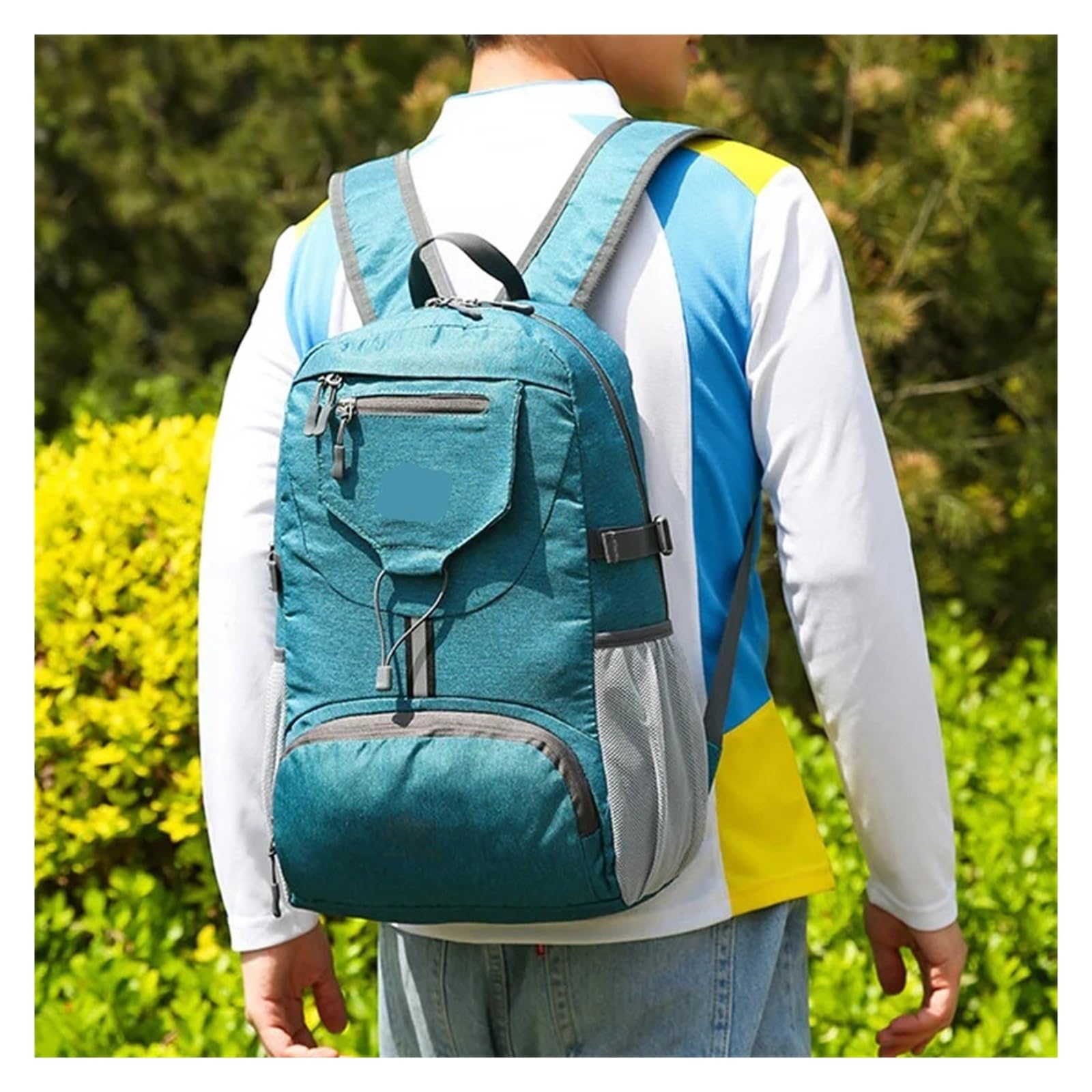 Mochila plegable de viaje para hombres y mujeres, portátil, ultraligera, deportes al aire libre, senderismo, escalada, mochila de senderismo