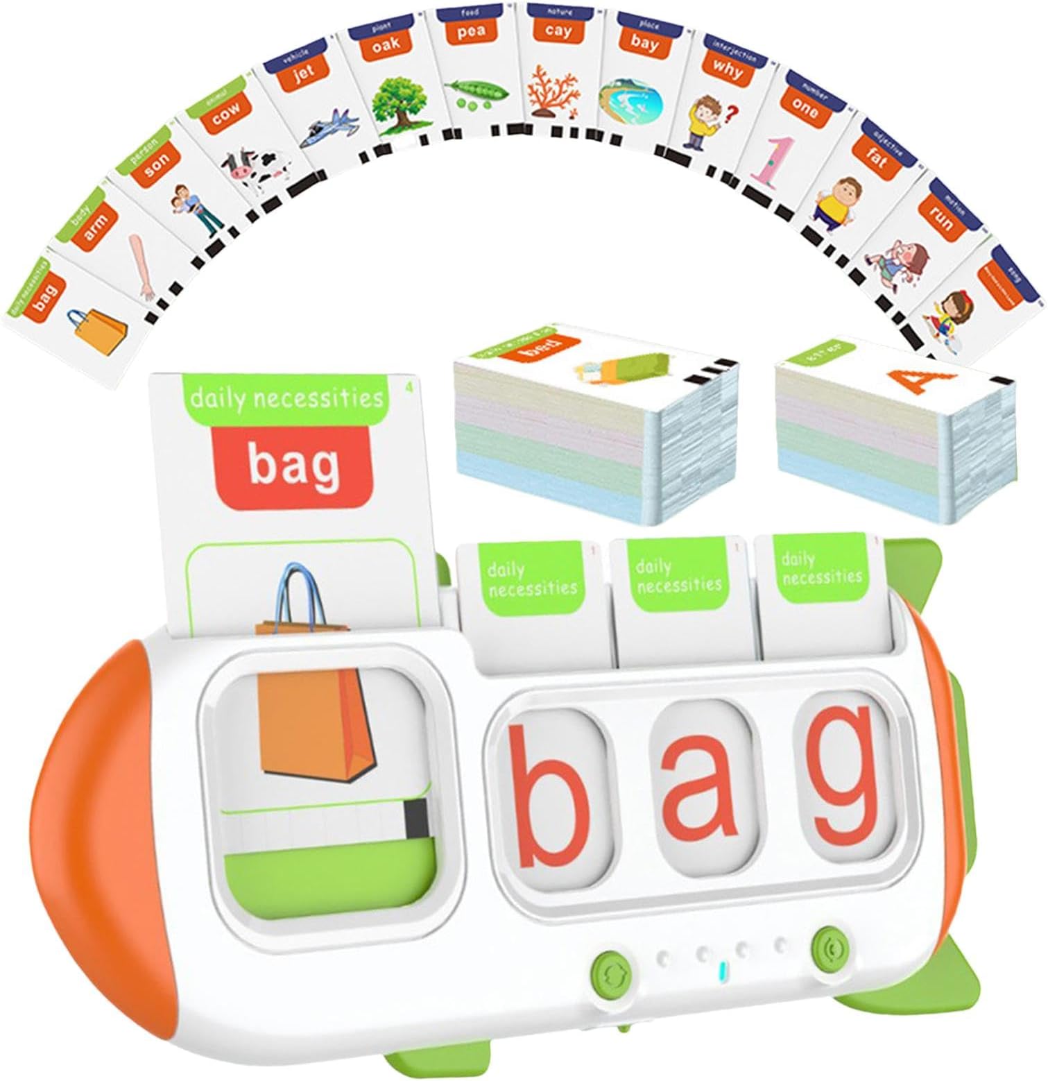 Machine Learning Cards, English Talking Cards, Educational Interactive Toy Pocket Speech Buddy With 162 Cards For Kids For Preschool,Kindergarten,Ages 2-4