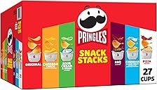 Pringles Potato Crisps Chips, Snack Stacks, Lunch Snacks, Variety Pack (27 Cups)