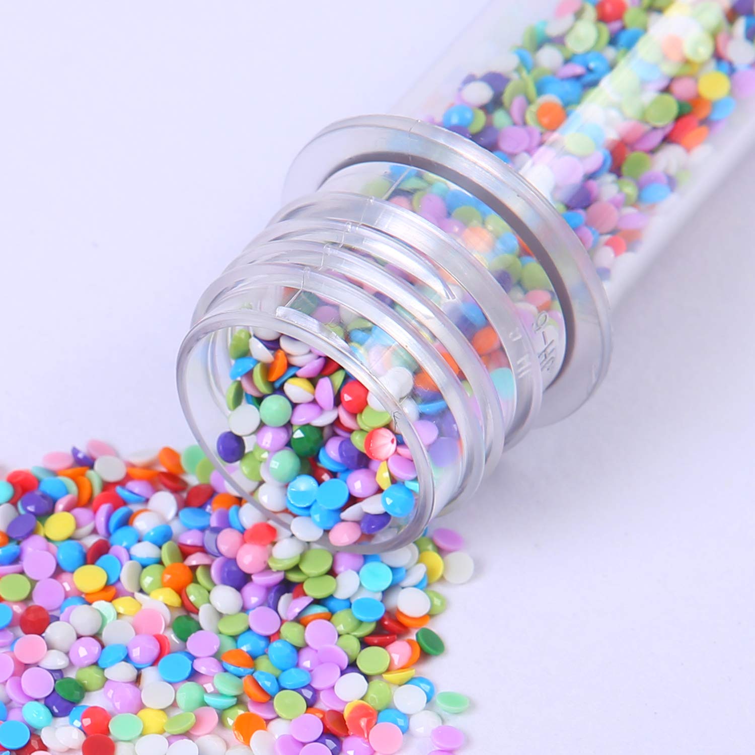 Contenitori in plastica da 25 ml con tappo a vite (confezione da 12