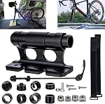 Bike Fork Mount Block – Aluminum Alloy Bicycle Front Fork, Quick Release Design for Truck/Trailer/Bike Racks, Securely Holds Flat Surface for Safe Transportation – Heat-Treated Aluminum