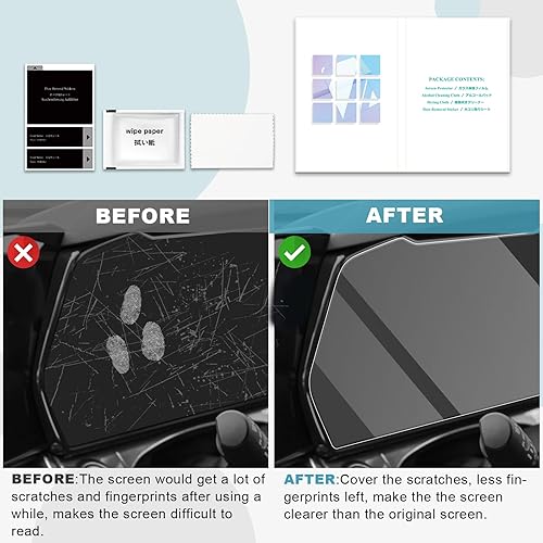 Miniatura 2 de CDEFG Protector de pantalla para Chevy Trax 2024 2024 Chevy Trax LT 2RS ACTIV Protector de pantalla de vidrio templado, láminas de navegación, radio