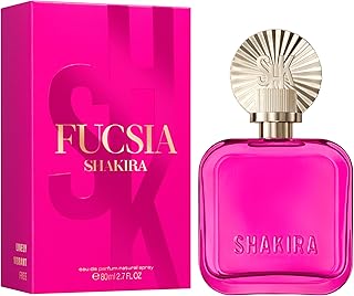 Shakira Perfumes - FUCSIA Eau de Parfum For Women - Long Lasting - Vivid and vibrant Scent - Floral and Gourmand Notes - Ideal for Day Wear - 2.7 Fl Oz