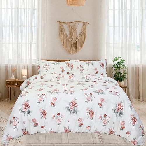 Helthep Funda de edredón tamaño King, 100% algodón de primera calidad 600 hilos, tamaño King (90 x 104 pulgadas), con 2 fundas de almohada (20 x 36 Helthep Funda de edredón tamaño King, 100% algodón de primera calidad 600 hilos, tamaño King (90 x 104 pulgadas), con 2 fundas de almohada (20 x 36