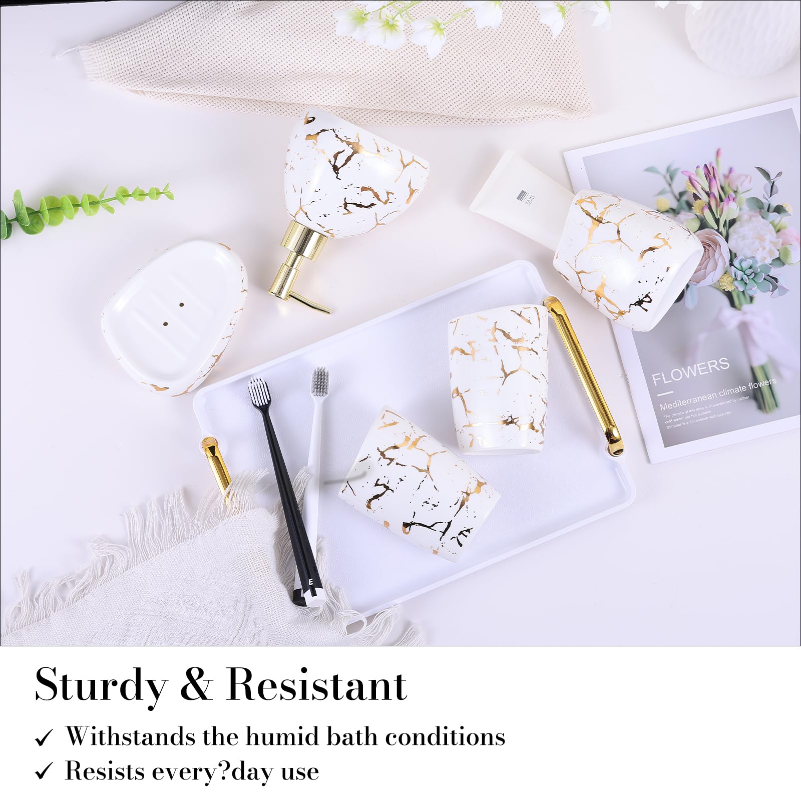 Badkamer Accessoires Set - Italiaanse Kwaliteit