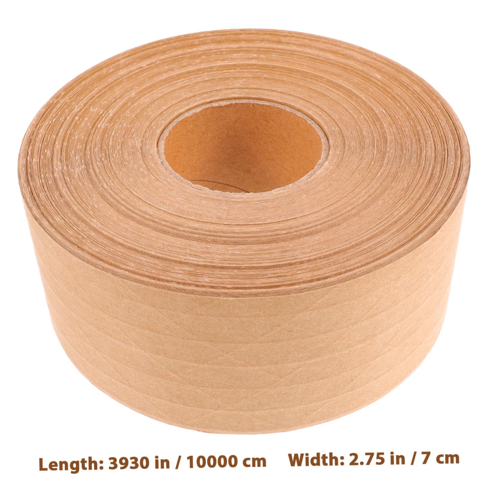 UKCOCO Ruban Adhésif Papier Kraft Adhésion Forte Résistant Haute Température Inscriptible Écologique pour et Scellage Cartonnage