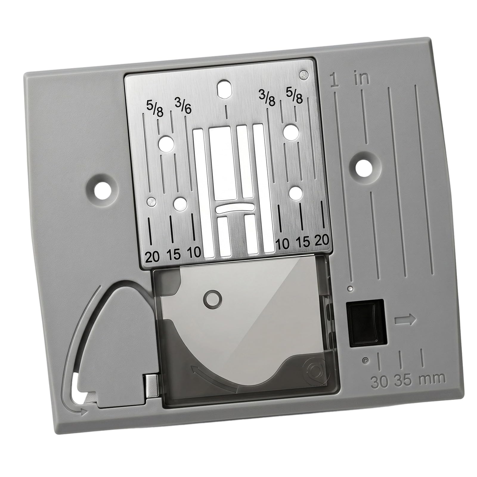 Wegiwuca Swap Needle Plate Replacement for Household Sewing Machine Upkeep, Single Piece Plate Part for Garment Repair and Sewing Tasks Needle Machine Part Garment Repair Home Mending