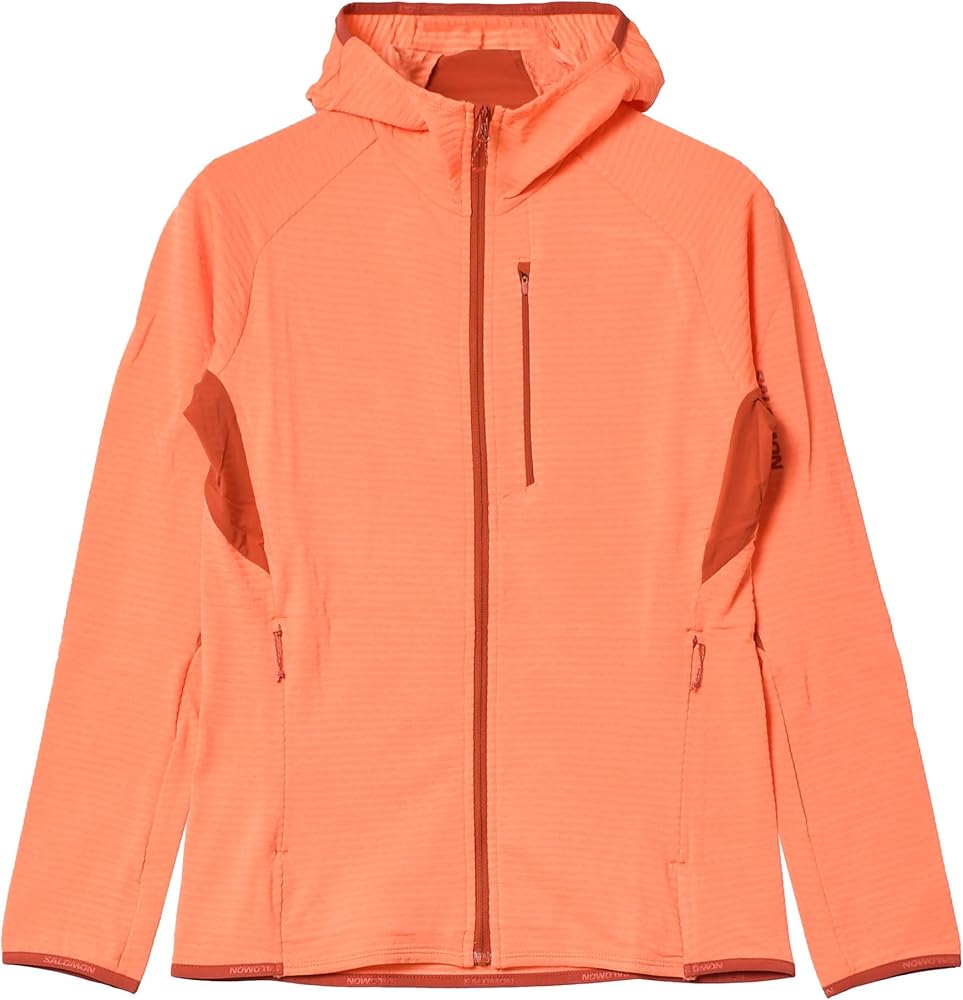 SALOMON(サロモン) エッセンシャル ライトウォーム フルジップ LC2156000 LC2114400 LC2114500 ジャケット レディース XS(2S) 01.コーラル