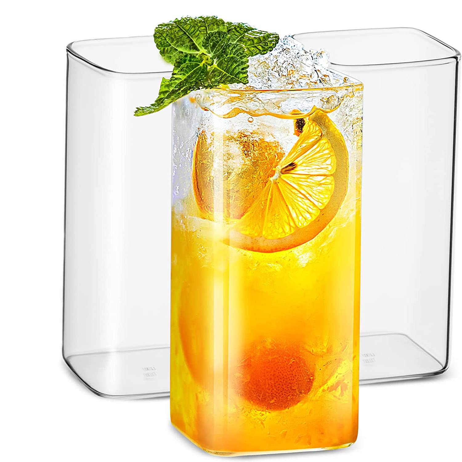 TEUYOE 1 pezzi Bicchiere con Cannuccia, 450ml Bicchiere con Cannuccia e Coperchio per tè, bevande, succhi, caffè freddo, latte macchiato, frullati e cocktail