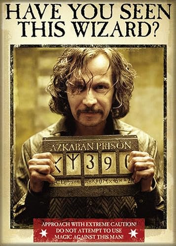 Ata-Boy Imán de prisionero de Harry Potter, imán de 2.5 x 3.5 pulgadas para refrigeradores, pizarras blancas y decoraciones de casilleros