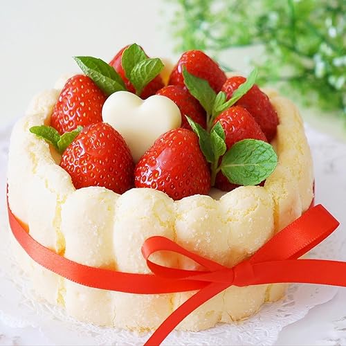 Miniatura 6 de 2 moldes redondos de silicona para tartas de Charlotte, 8 pulgadas para hornear pasteles de queso, brownie, pastel de plátano, tarta de fresa, tarta