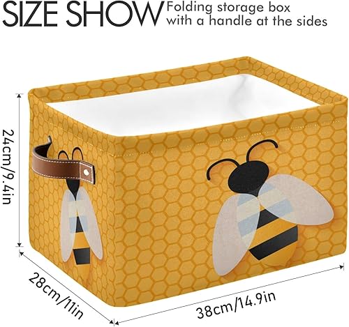 Miniatura 25 de AUUXVA Ombra Cesta de almacenamiento de flores colorida con forma de calavera de azúcar Caja de almacenamiento de lona duradera plegable cesta