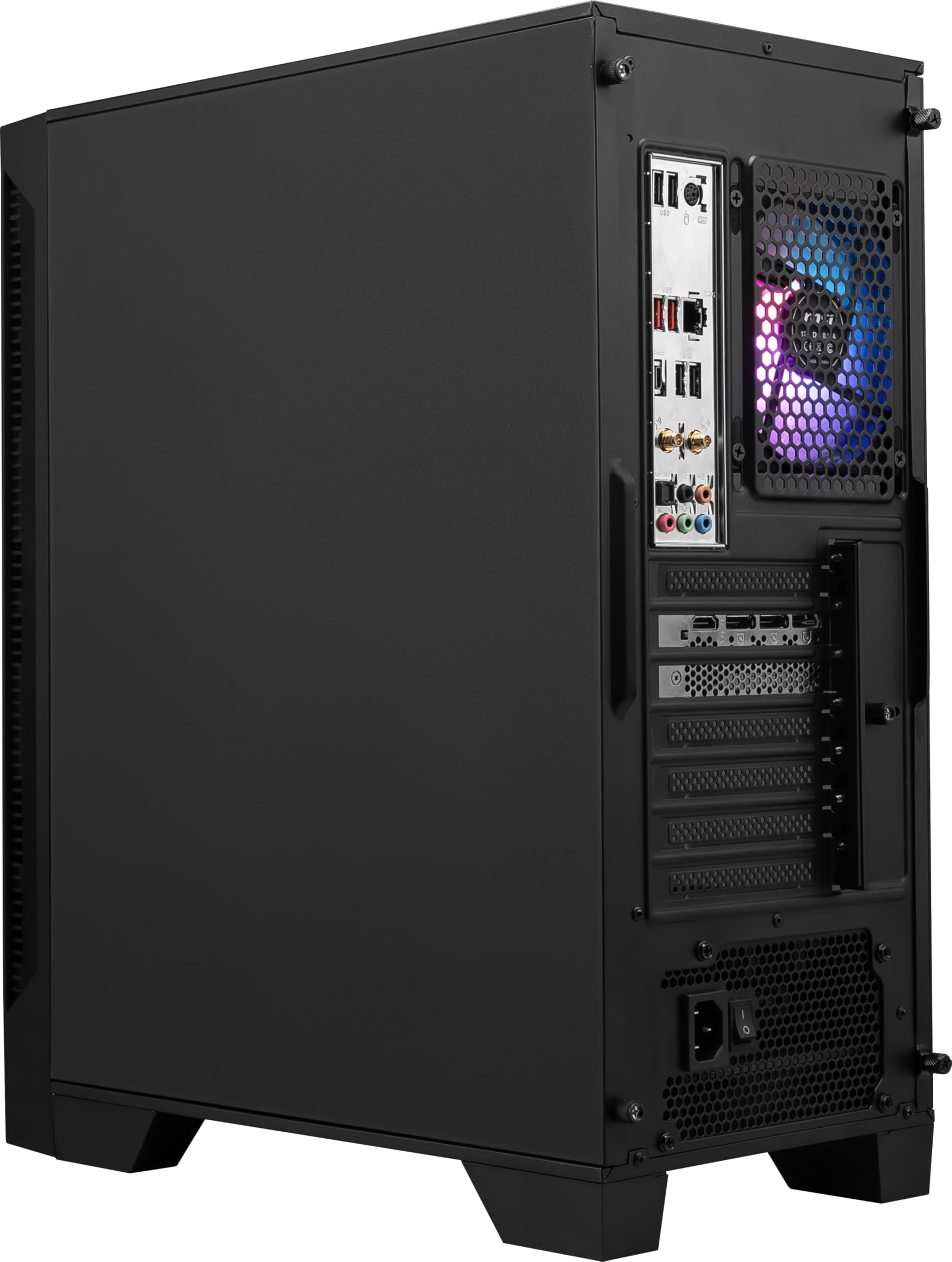 MSI Codex R2 Gaming Desktop: Intel Core i5-14400F, Geforce RTX 5060, 16GB DDR5, 1TB m.2 NVMe SSD, 80+ Gold PSU, WiFi 6E, ARGB Fan Air Cooling, Windows 11 Home: A14NVL5-454US