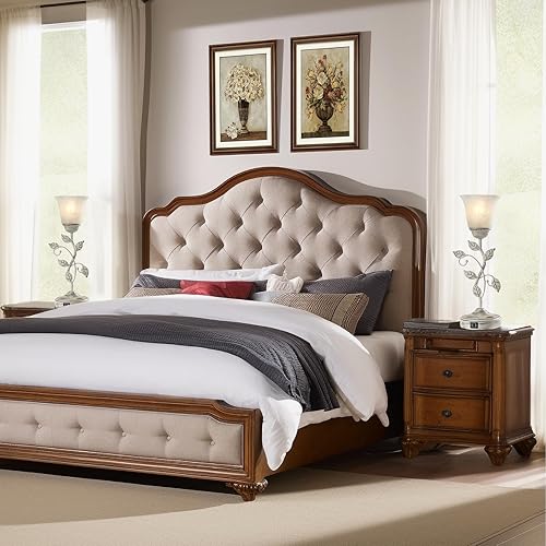 Miniatura 5 de RORIANO Lámpara de mesa táctil rústica para dormitorio, lámpara de mesa de noche regulable de 3 vías con 2 puertos USB, lámpara de escritorio retro