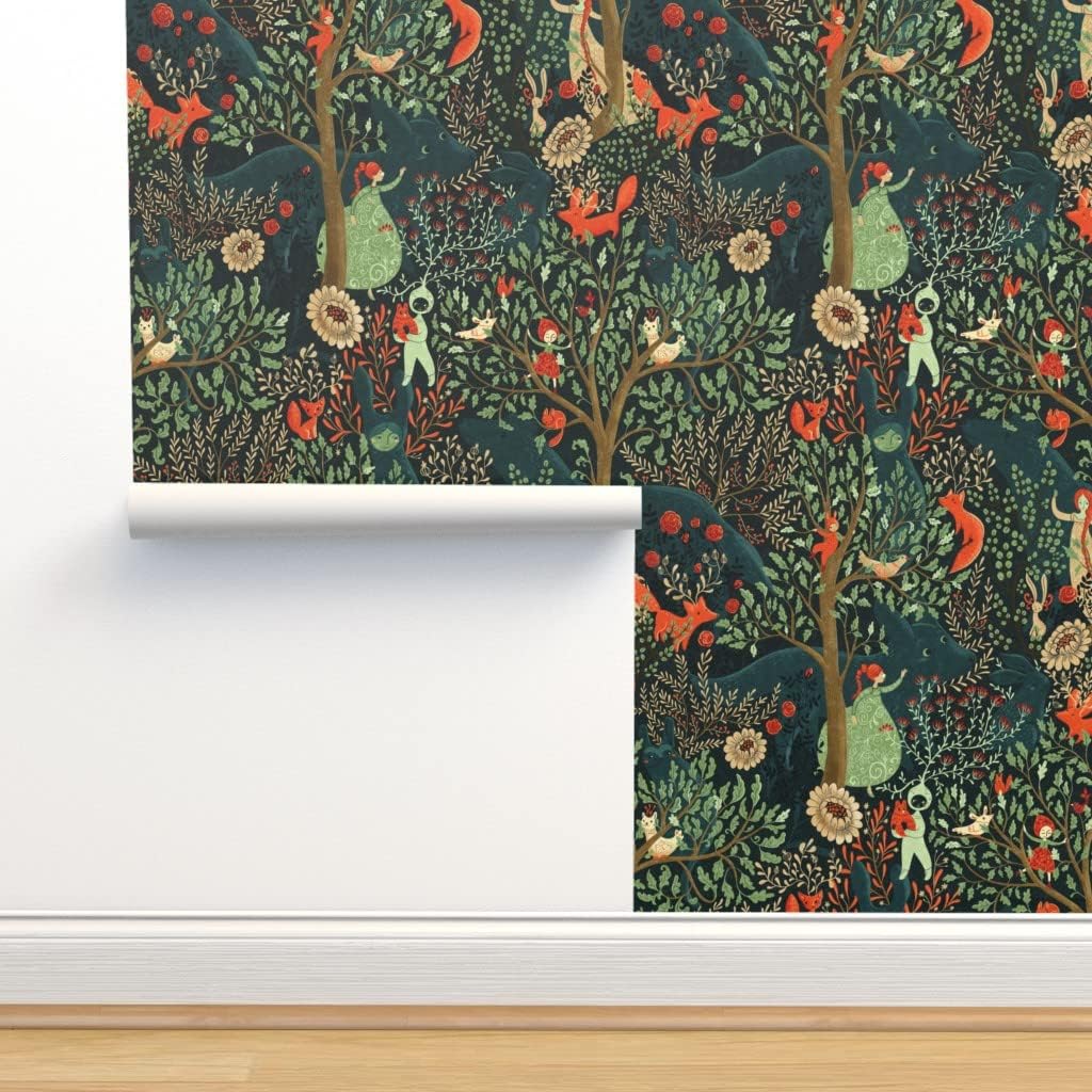Spoonflower Wallpaper Peel And Stick