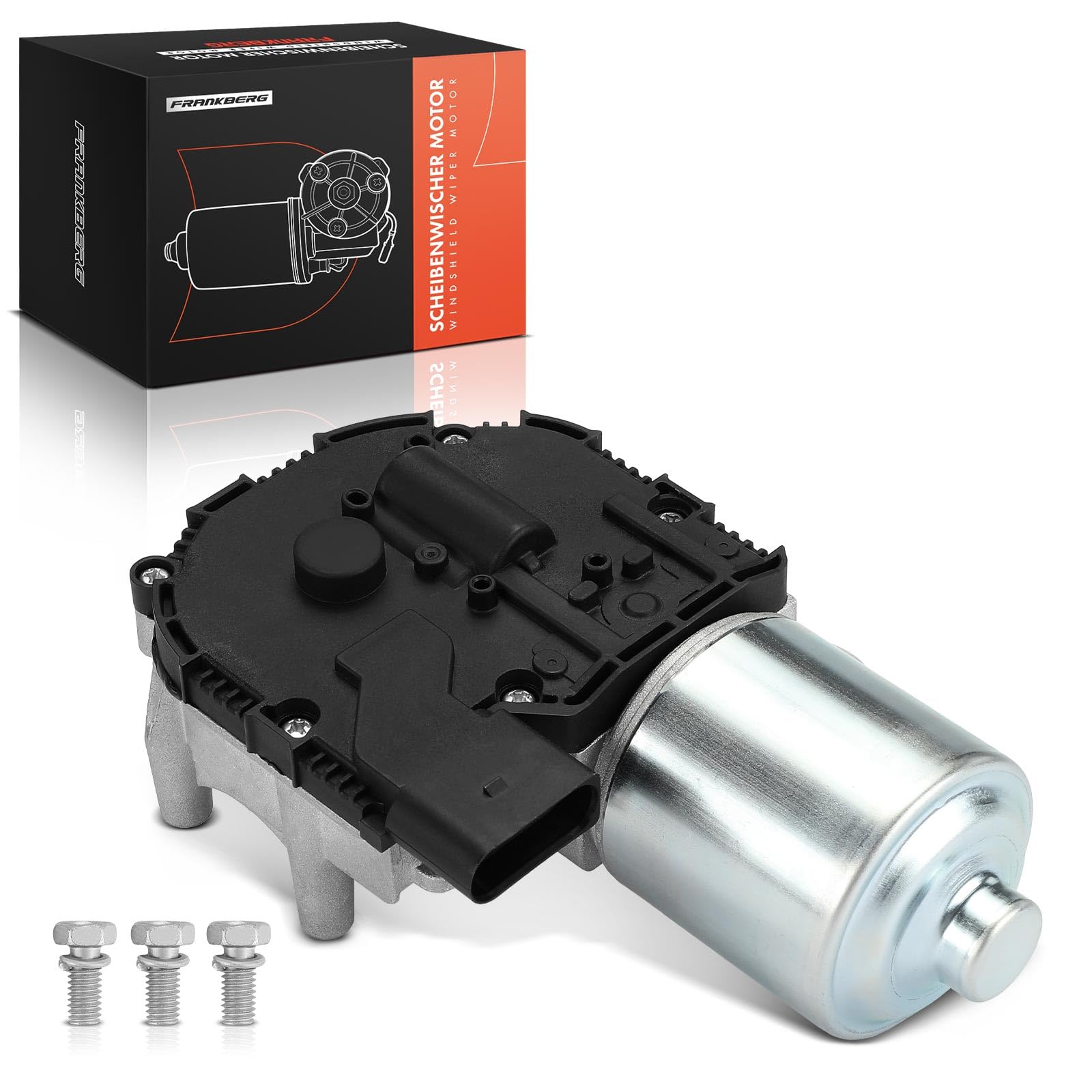 Frankberg 1x Wischermotor Vorderachse Kompatibel mit A3 8P1 1.2L-3.2L Schrägheck 2003-2012 A3 Sportback 8PA 1.2L-3.2L Schrägheck 2004-2013 Replace# 8P1955119F
