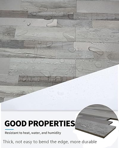 Miniatura 4 de XUANINY 10 hojas de azulejos metálicos para salpicaduras en muro, autoadhesivas, aluminio 3D, paneles de pared para cocina, baño, dormitorio, sala