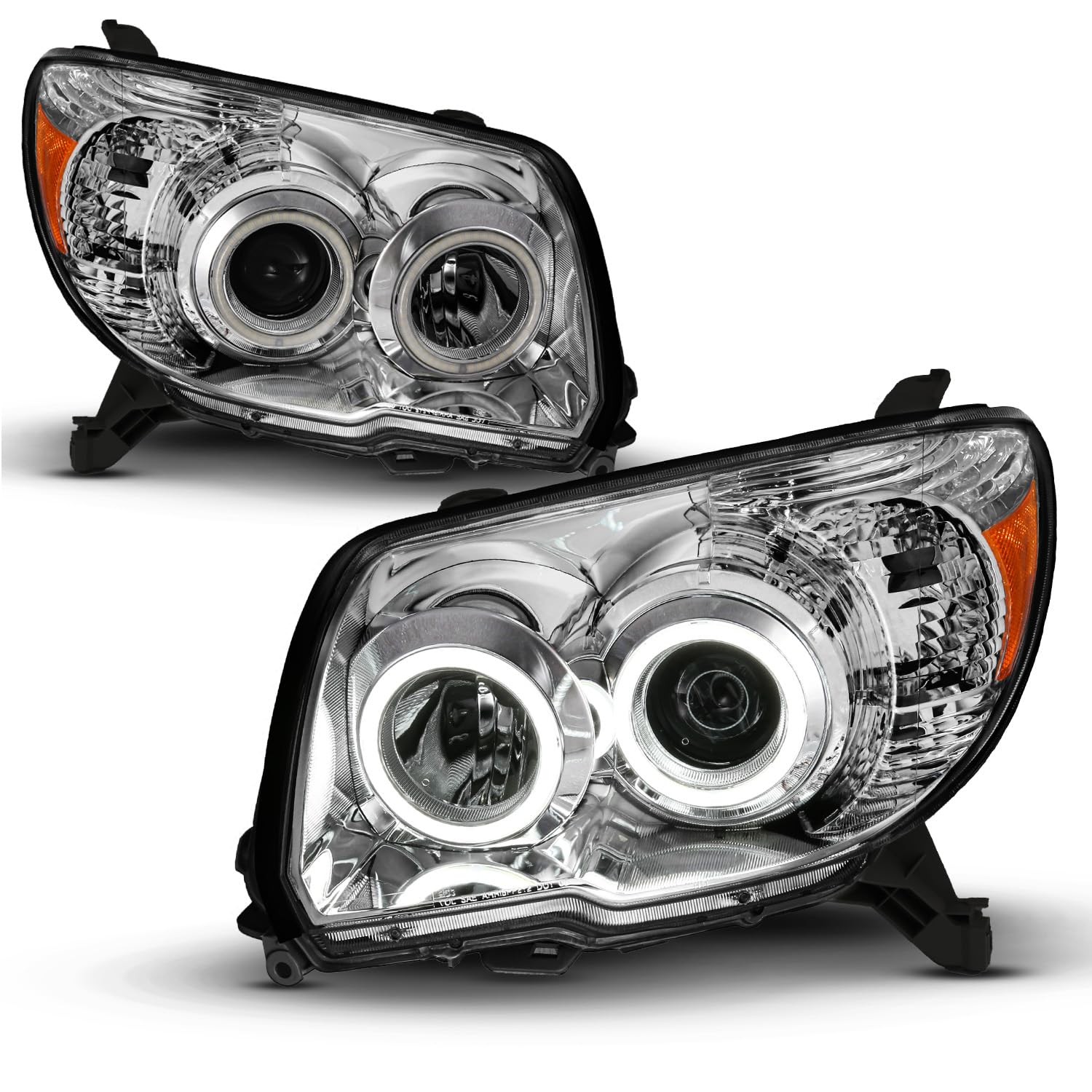 Amazon.com: AmeriLite For 2006-2009 Toyota 4 Runner Chrome Xtreme