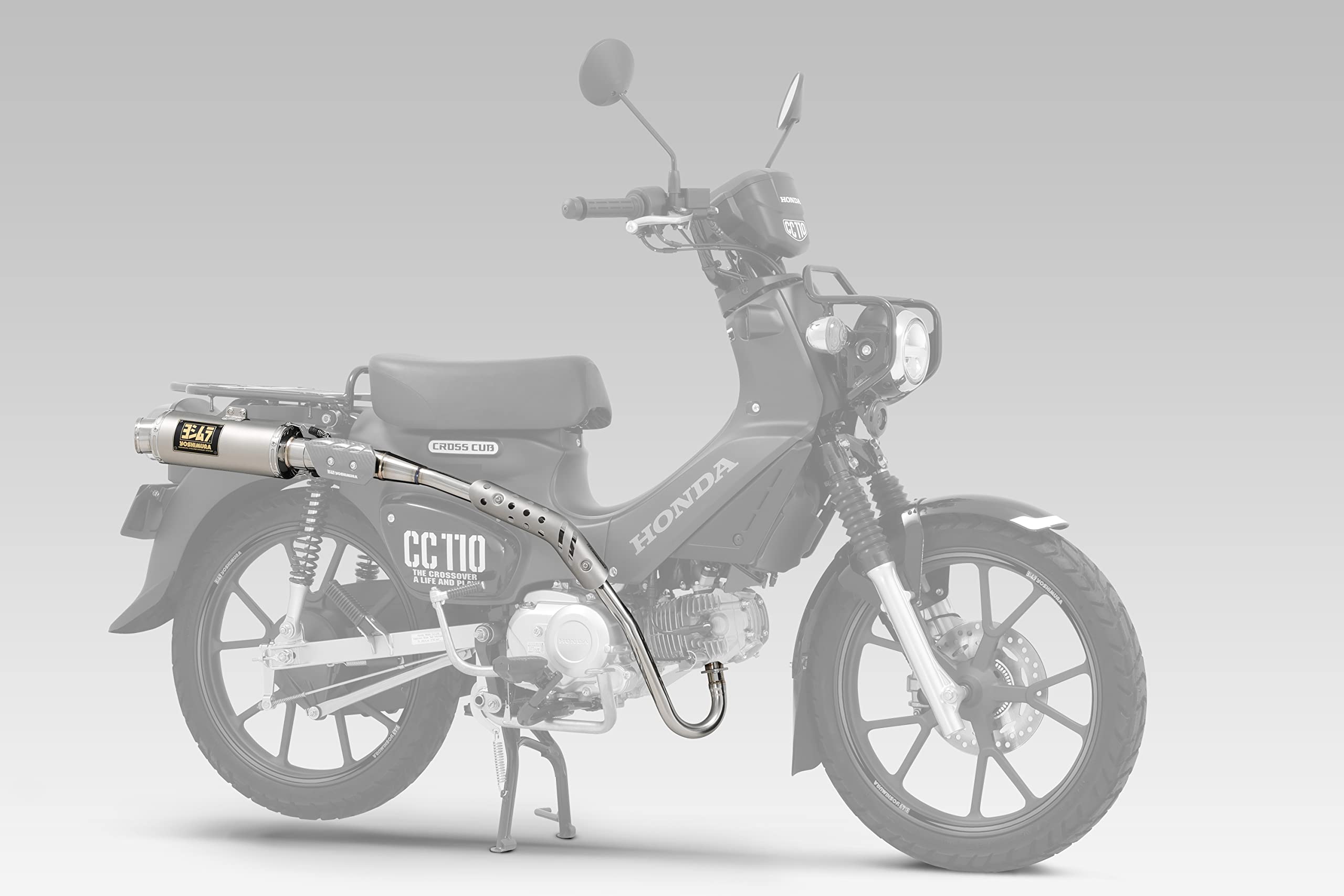 Super Cub110/Cross Cub110 ヨシムラステンレスマフラー Amazon | ヨシムラ フルエキゾースト Cross Cub110(18-21/22