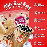Vista 15 de Fusion Select Auténtico kit de té de burbujas extra rico (5 paquetes), bebida de té de burbujas, perlas de tapioca Boba, pajitas, sabores populares