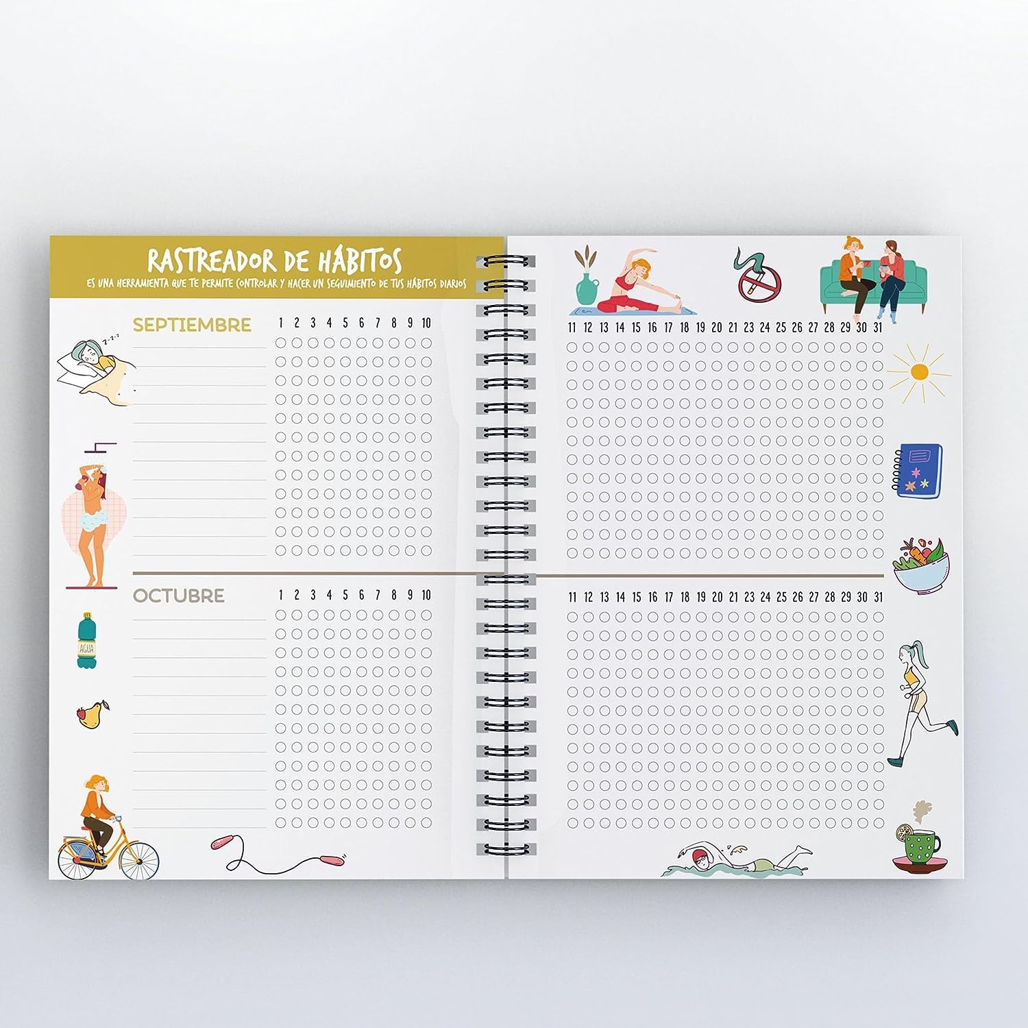 HappyMots School Diary 2023 2024 - Agenda 2023 2024 Week to View - Agenda 2023 2024 Spanish, YOU KNOW - Image 3