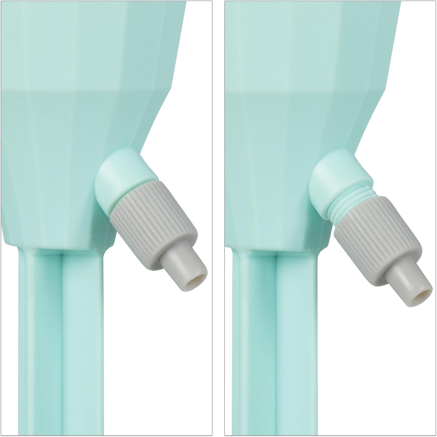 Watering System for Bottles, Set of 12, Automatic Watering, Drip Irrigation with Valve, Grey/Mint